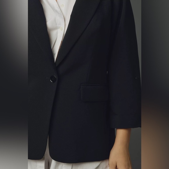 Maeve Size 12 Roll-Sleeve Blazer - Picture 4 of 12